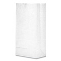 Paper Bags | General 51046 Grocery Paper Bags, 35 Lbs Capacity, #6, 6-inw X 3.63-ind X 11.06-inh, White, 500 Bags image number 1