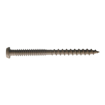 COLLATED SCREWS | SENCO 08S250W497 2-1/2 in. #8 Exterior Brown Composite Decking Screws (800-Pack)