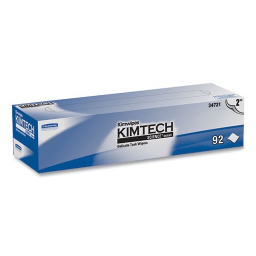 Cleaning & Janitorial Supplies | Kimtech 34721 Kimwipes 14-7/10 in. x 16-3/5 in. 2-Ply Delicate Task Wipers (15 Boxes/Carton, 90 Sheets/Box) image number 0