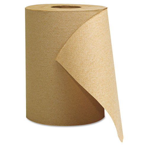 Facility Maintenance & Supplies | GEN G1805 8 in. x 350 ft. Hardwound Roll Towels - Natural (12 Rolls/Carton) image number 0