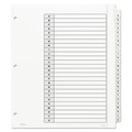 Avery 11166 Customizable Table of Contents Ready Index Black and White Letter Dividers (26/Sheets) image number 2