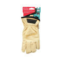 Makita T-04189 Genuine Cow Leather Driver Gloves - Medium image number 1