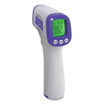 San Jamar THDG986 Non-Contact Infrared Digital Thermometer - White