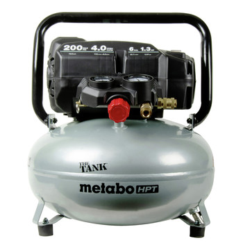 Factory Reconditioned Metabo HPT EC914SMR THE TANK 1.3 HP 6 Gallon Portable Pancake Air Compressor