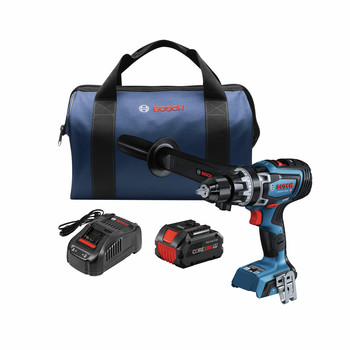 Bosch GSB18V-1330CB14 18V EC Brushless Lithium-Ion 1/2 in. Cordless Connected-Ready Hammer Drill Driver Kit (8 Ah)