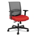 HON HONCMY1ACU67 Convergence 275 lbs. Capacity Synchro-Tilt Mid-Back Task Chair - Red/Black image number 0