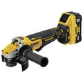 Dewalt DCG415W1 20V MAX XR Brushless Lithium-Ion 4-1/2 in. - 5 in. Small Angle Grinder with POWER DETECT Tool Technology Kit (8 Ah) image number 3