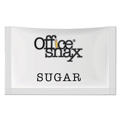 Condiments | Office Snax 00021CT Premeasured Single-Serve Sugar Packets (1200/Carton) image number 0