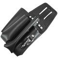 Klein Tools 5118C Black Leather Tool Pouch for Belts image number 1