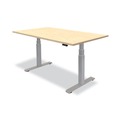 Office Desks & Workstations | Fellowes Mfg Co. 9649801 Levado 60 in. x 30 in. Laminated Table Top - Maple image number 1
