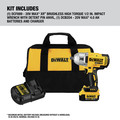 Impact Wrenches | Dewalt DCF899M1 20V MAX XR Brushless Lithium-Ion 1/2 in. Cordless High Torque Impact Wrench with Detent Pin Anvil Kit (4 Ah) image number 1
