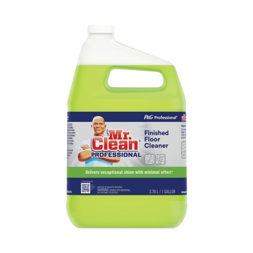 Cleaning & Janitorial Supplies | Mr. Clean 02621 Lemon Scent 1 Gallon Bottle Finished Floor Cleaner (3-Piece/Carton) image number 0