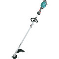 Makita GUX01JM1X1 40V max XGT Brushless Lithium-Ion Cordless Couple Shaft Power Head with 17 in. String Trimmer Attachment Kit (4 Ah) image number 1