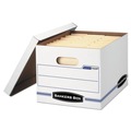 Boxes & Bins | Bankers Box 57036-04 Stor/File 12.5 in. x 16.25 in. x 10.5 in. Letter/Legal Files, Storage Box - White (6/Pack) image number 0
