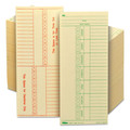 $99 and Under Sale | TOPS 1260 Time Clock Cards, Replacement For K14-15, Two Sides, 3.38 X 8.25, 500/box image number 1