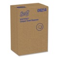Scott KCC 09214 Scottfold 10.75 in. x 4.75 in. x 9 in. Folded Towel Dispenser - White (1/Carton) image number 3
