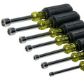 Screwdrivers | Klein Tools 631 7 Piece 3/16 in. - 1/2 in. Cushion-Grip 3 in. Shaft Nut Driver Set image number 4