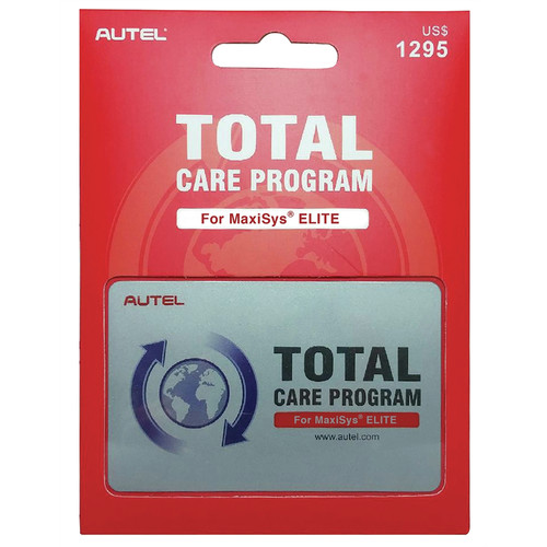 Autel MSELITE-1YRUPDATE MaxiSYS ELITE 1 Year Total Care Program Card image number 0