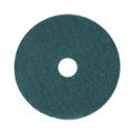 Cleaning and Janitorial Accessories | Boardwalk BWK4018GRE 18 in. dia. Heavy-Duty Scrubbing Floor Pads - Green (5-Piece/Carton) image number 0