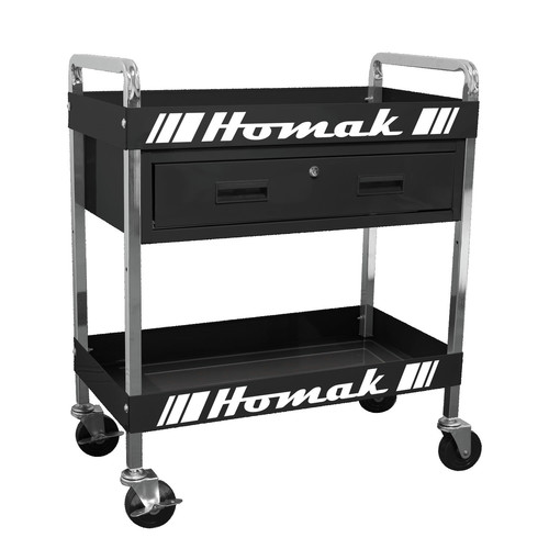 Storage Event | Homak BK06030210 30 in. 1-Drawer Service Cart - Black image number 0