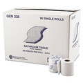 GEN GEN238B Wrapped Septic Safe 2-Ply Bath Tissue - White (500-Piece/Roll, 96 Rolls/Carton) image number 4