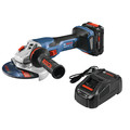 Bosch GWS18V-13CB14 PROFACTOR 18V Cordless 5-6 In. Angle Grinder Kit with BiTurbo Brushless Technology Kit with (1) CORE18V 8.0 Ah PROFACTOR Performance Battery image number 0