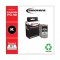 Ink & Toner | Innovera IVRPG40 327 Page-Yield Remanufactured Replacement for Canon PG-40 Ink Cartridge - Black image number 1