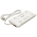 Innovera IVR71670 2880 Joules 6 ft. Cord 10 Outlets/2 USB Charging Ports Slim Surge Protector - White image number 1