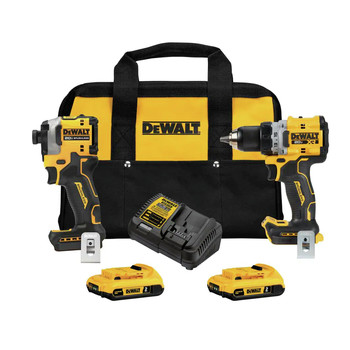 PRODUCTS | Dewalt 20V MAX XR Brushless Lithium-Ion 1/2 in. Cordless Drill Driver and Impact Driver Combo Kit with (2) Batteries