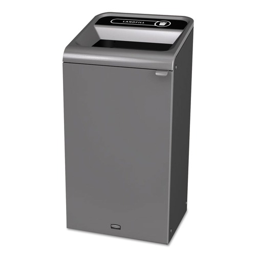 Rubbermaid Commercial 1961621 23 Gallon Landfill Configure Indoor Recycling Waste Receptacle - Gray image number 0