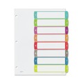test | Avery 11841 1 - 8 Tab Customizable TOC Ready Index Divider Set - Multicolor (1 Set) image number 3