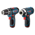 Factory Reconditioned Bosch CLPK22-120-RT 12V Max Lithium-Ion 3/8 in. Cordless Drill/Driver and Impact Driver Combo Kit (2 Ah) image number 1