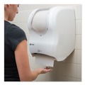 San Jamar T1470WHCL Smart System iQ Sensor 16.5 in. x 9.75 in. x 12 in. Cordless Towel Dispenser - White/Clear (Tool Only) image number 6