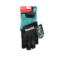 Work Gloves | Makita T-04151 Open Cuff Flexible Protection Utility Work Gloves - Medium image number 2