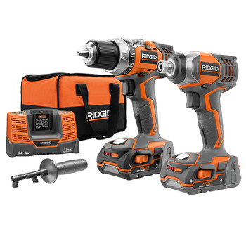 Factory Reconditioned Ridgid Zrr9600 18v X4 Hyper Lithium Ion Combo Kit Tyler Tool