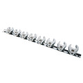 Sunex 9708 8-Piece 3/8 in. Drive SAE Fully Polished Flare Nut Crowfoot Wrench Set image number 0