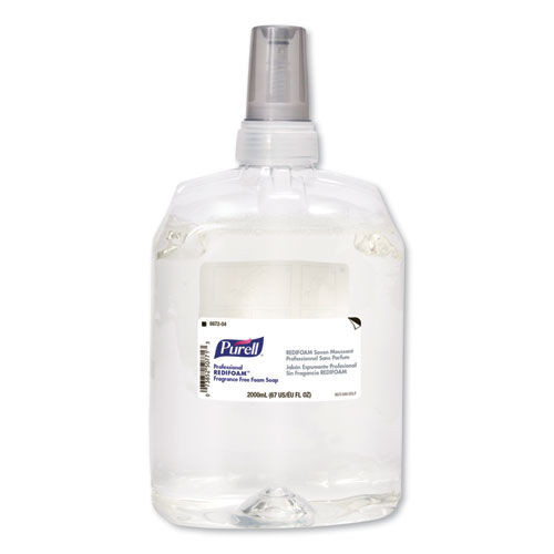 PURELL 8672-04 Professional REDIFOAM 2000 mL Fragrance-Free Foam Soap (4-Piece/Carton) image number 0