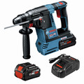 Factory Reconditioned Bosch GBH18V-26K24A-RT Bulldog 18V Brushless Lithium-Ion 1 in. Cordless SDS-Plus Rotary Hammer Kit with 2 Batteries (8 Ah) image number 0