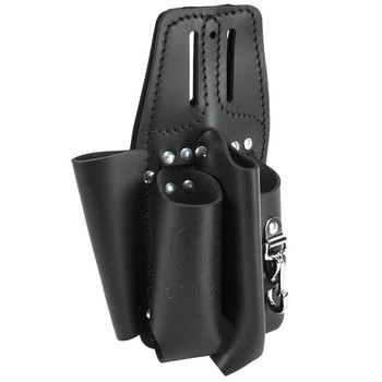 TOOL BELTS | Klein Tools 5118C Black Leather Tool Pouch for Belts