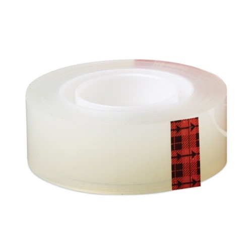 Scotch 612-12P 1 in. Core 0.75 in. x 75 ft. Transparent Greener Tape (12-Piece/Pack) image number 0