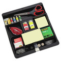 Post-it C-71 Recycled Plastic Desk Drawer Organizer Tray, Plastic, Black image number 1