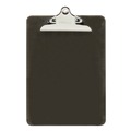 Universal UNV40306 9 in. x 12.5 in. Plastic Clipboard with 1 in. High Capacity Clip - Translucent Black image number 0