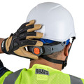 Klein Tools 60150 Vented-Class C Safety Helmet with Rechargeable Headlamp - White image number 8