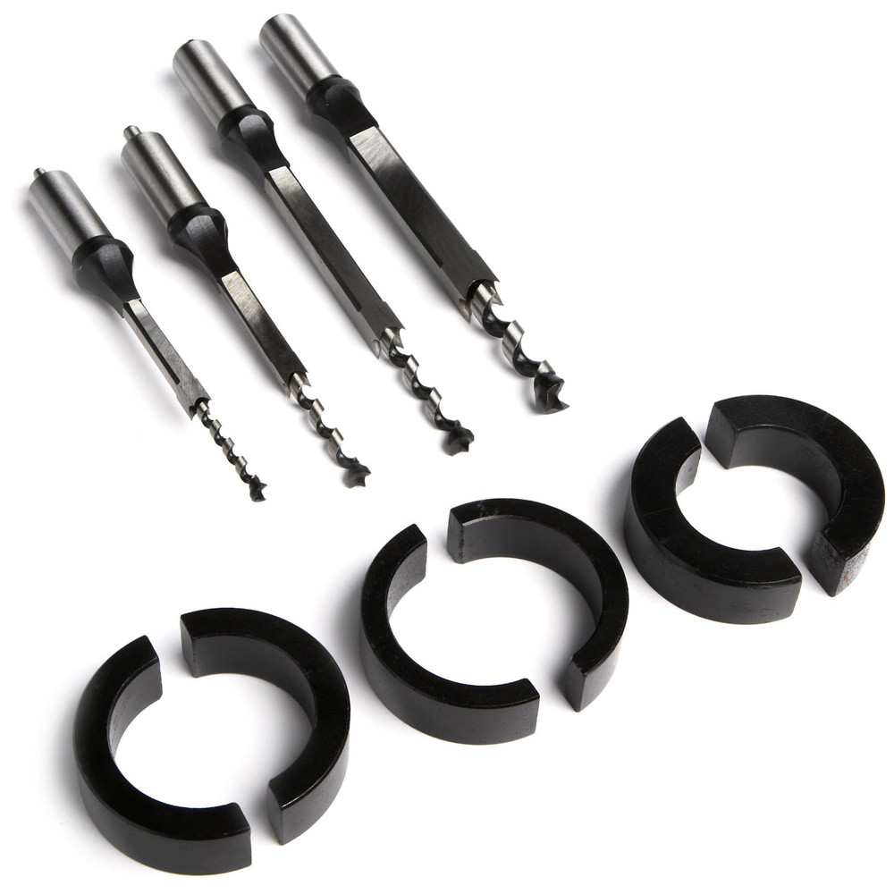 Delta 17924 Mortising Attachment with Four Chisel and Bit Sets Tyler
