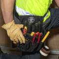 Cases and Bags | Klein Tools 5719 PowerLine Series Electrician's 18 Pocket Utility Pouch image number 2