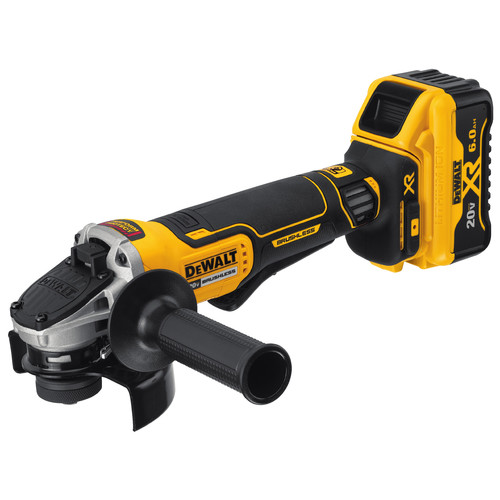 // 6 in DEWALT DWE43240VS 5 in Angle Grinder w// VS Slide /& Kickback Brake New
