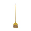 Cleaning and Janitorial Accessories | Boardwalk BWK932M 53 in. Handle Poly Bristle Angler Broom - Yellow (12-Piece) image number 0