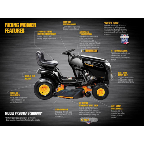 Poulan Pro 960220027 10.5HP 30 in. Riding Mower | Tyler Tool