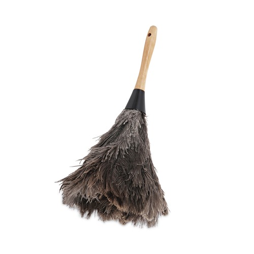 New Arrivals | Boardwalk BWK12GY 4 in. Handle Professional Ostrich Feather Duster image number 0