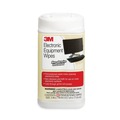3M CL610 5 1/2 in. x 6 3/4 in. Electronic Equipment Cleaning Wipes - White (80/Canister) image number 1